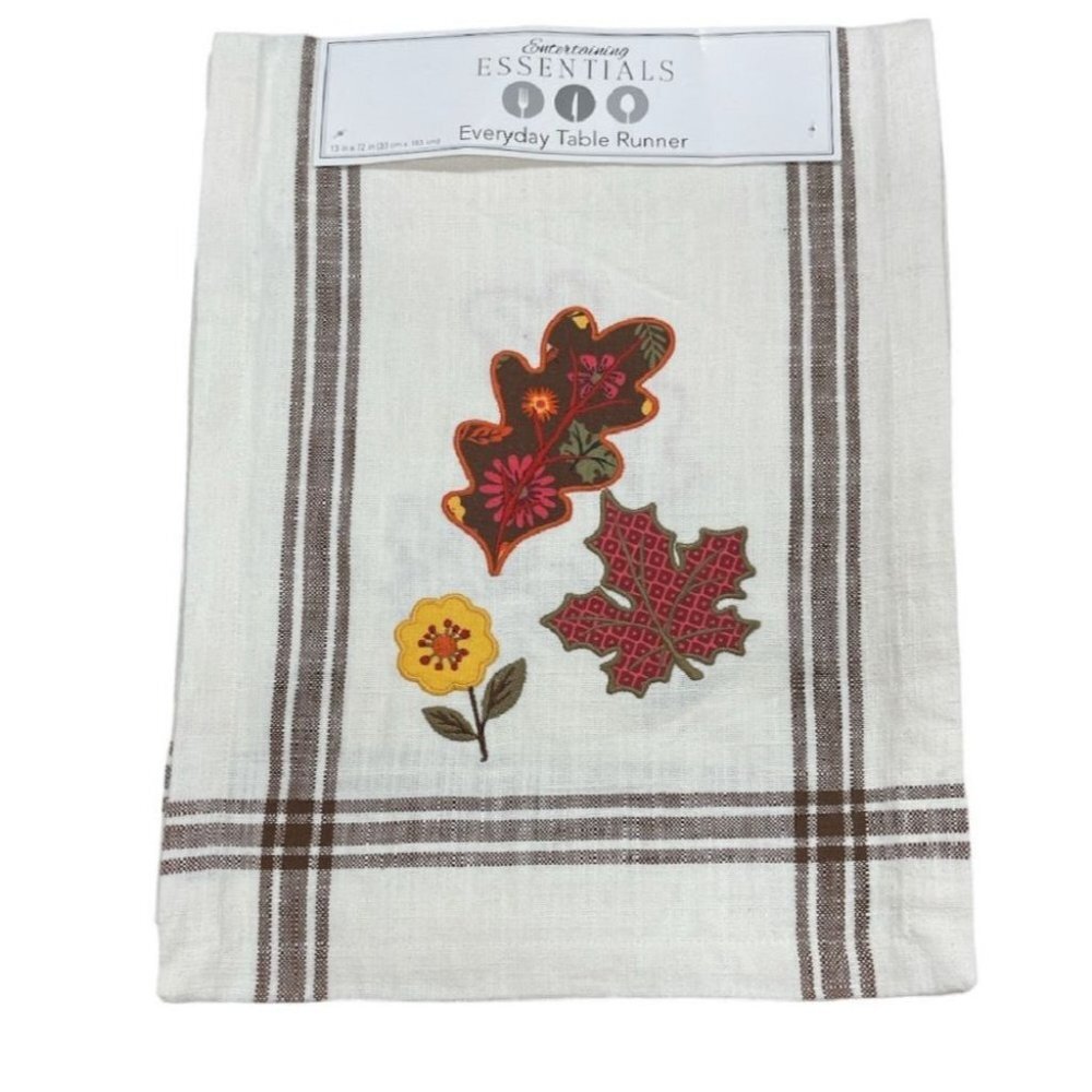 Kay Dee Designs Entertaining Essentials - Turkey Day Table Runner - 13" x 72"